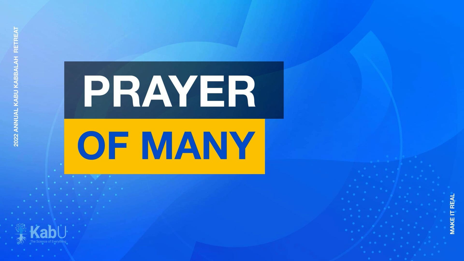 Sept 10, 2022 -Prayer of Many