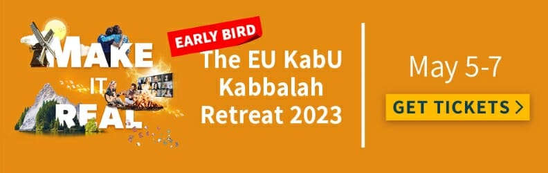 The KabU Kabbalah Retreat is coming to Europe Spring 2023