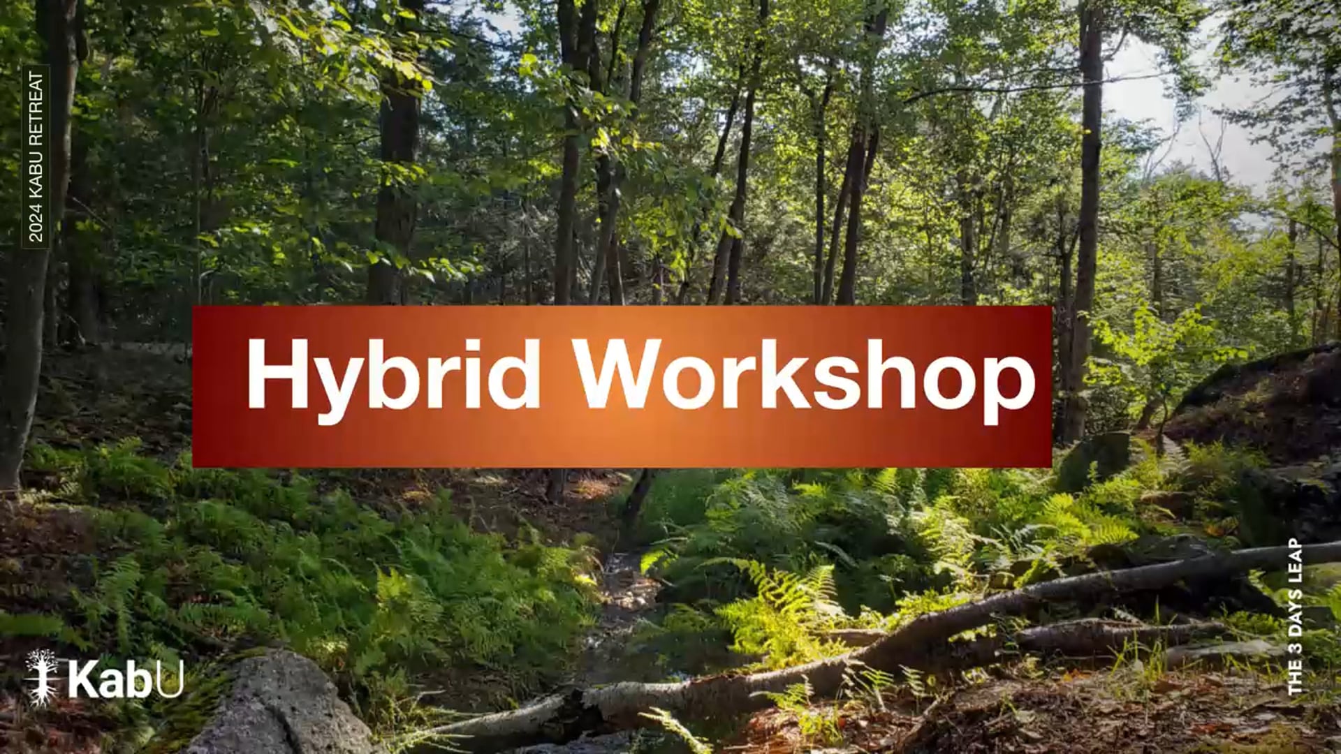May 31, 2024 – Hybrid Workshop