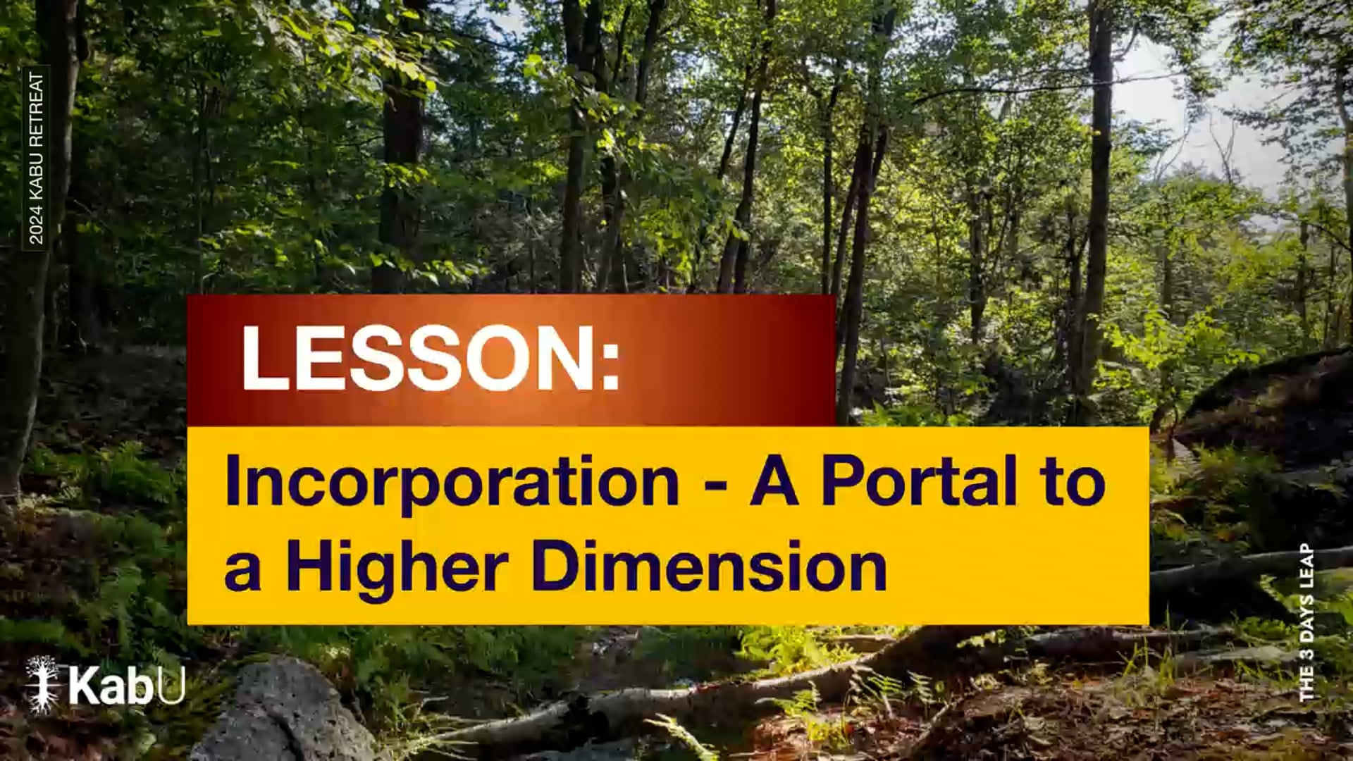 May 31, 2024 – Incorporation – A Portal to a Higher Dimension