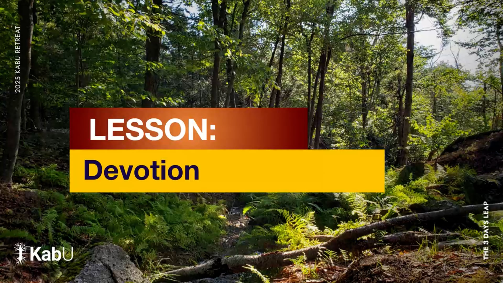 Sep 07, 2025 – Devotion