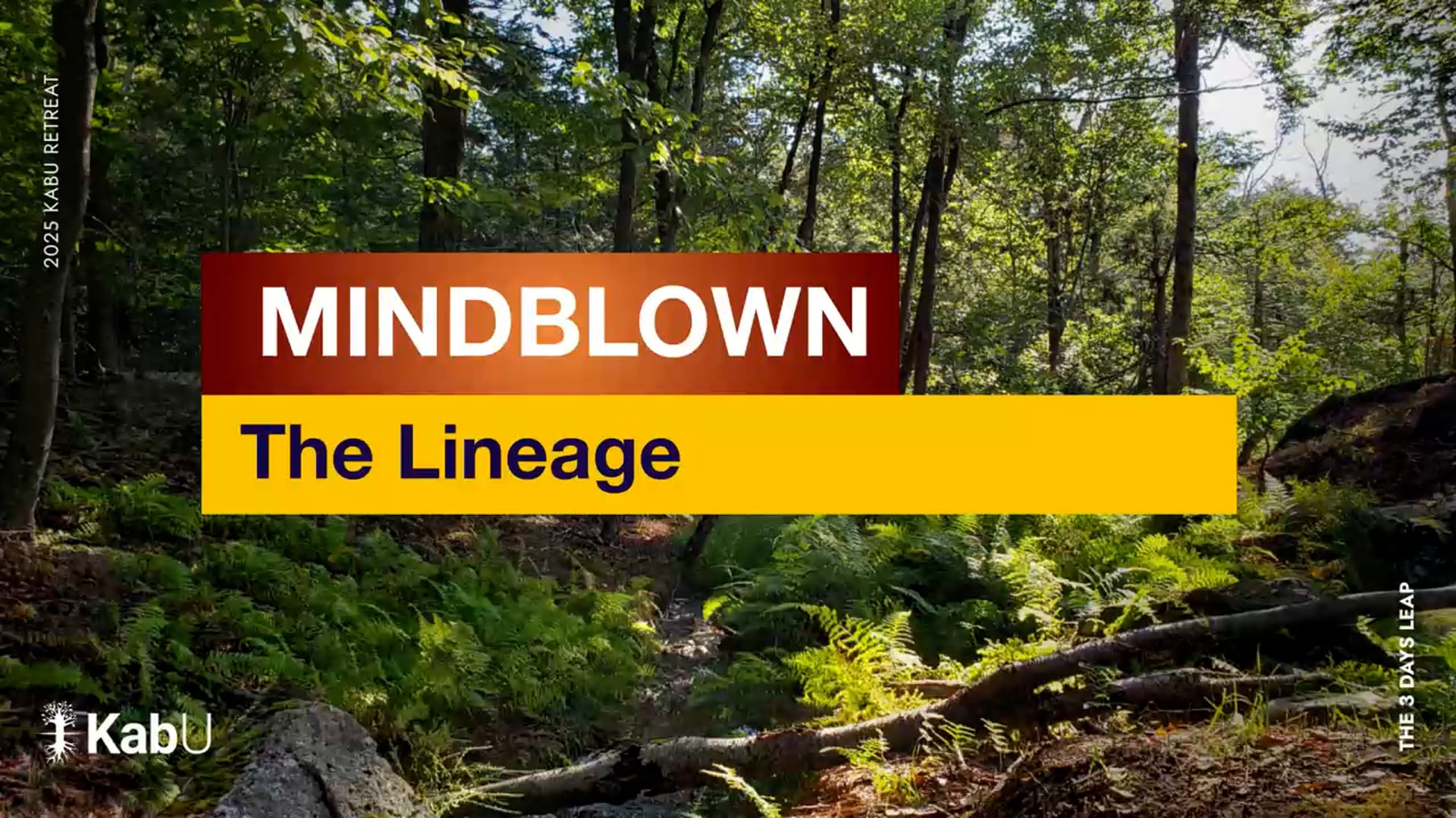 Sep 07, 2025 – Mindblown – The Lineage