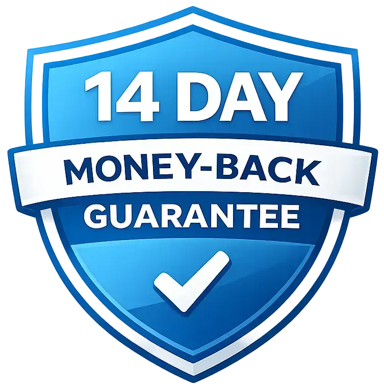 14-day money-back guarantee