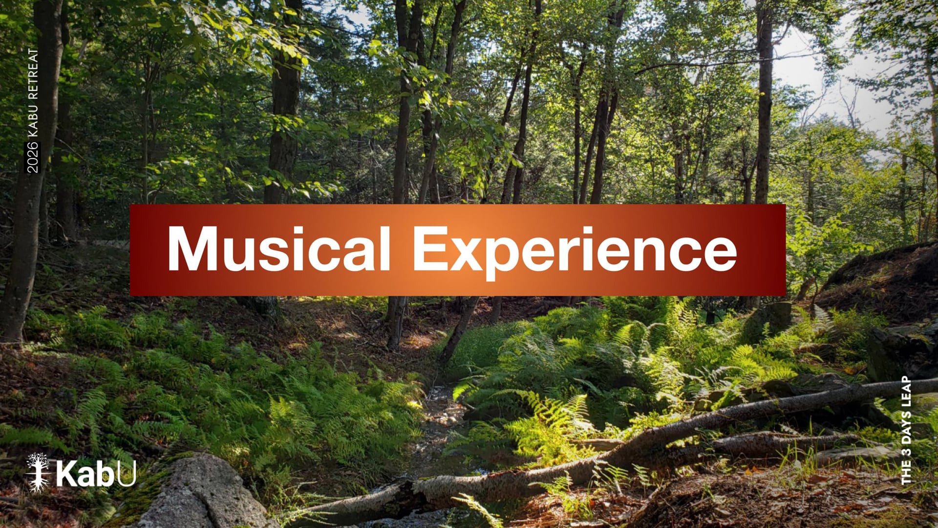 Jun 12, 2026 – Musical Experience