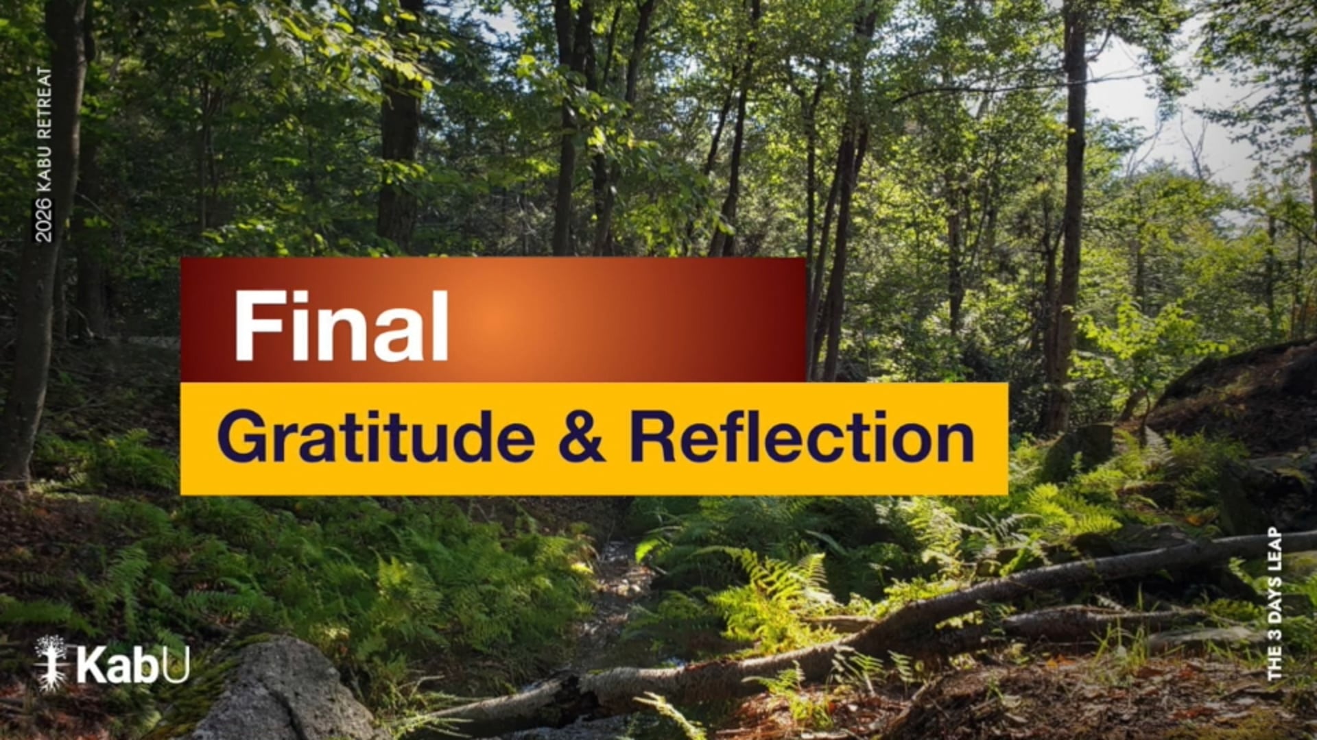 Jun 14, 2026 – Final Gratitude & Reflection