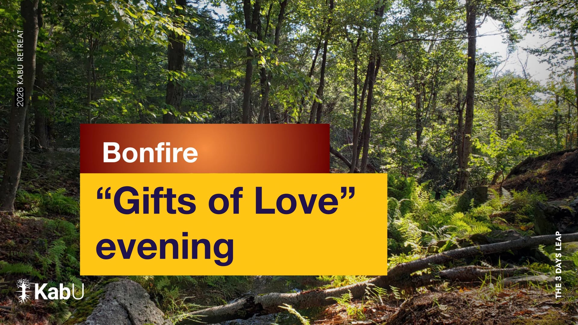 Jun 13, 2026  – Bonfire – Gifts of Love